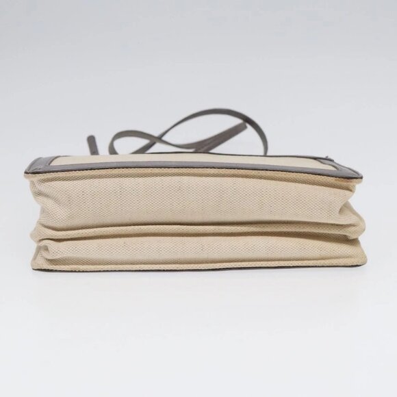 BALENCIAGA Shoulder Bag Canvas Gray Beige Silver 390641 Auth ep5489 - Picture 7 of 16